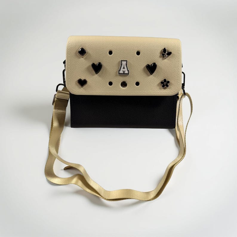 Messenger Bag for Men and women with 5 FREE Jibitz!