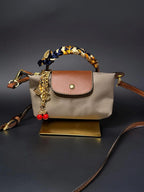 Mini Dumpling bag with Chain and Twilly
