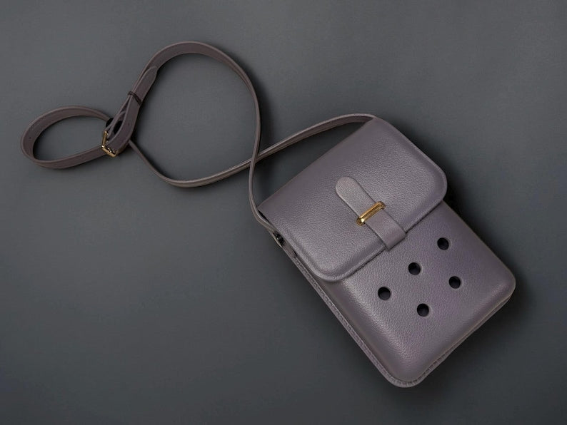Crossbody Mini Bag with Charm Insert with 3 FREE Jibitz!