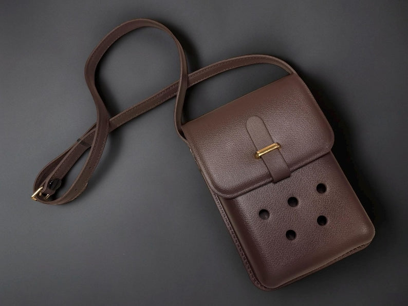 Crossbody Mini Bag with Charm Insert with 3 FREE Jibitz!