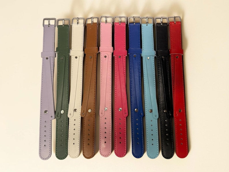 Custom Initial Leather Bracelet