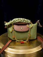 Mini Dumpling bag with Chain and Twilly