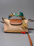 Mini Dumpling bag with Chain and Twilly