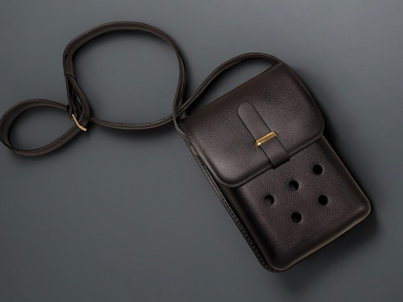Crossbody Mini Bag with Charm Insert with 3 FREE Jibitz!